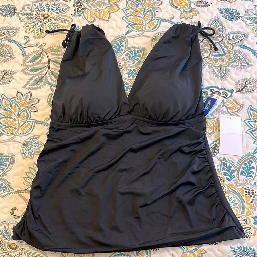 Black Tankini Top